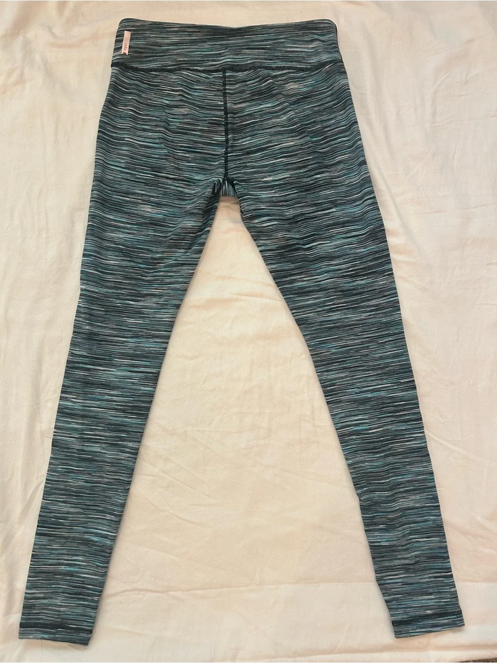 Zella Space Dye High Waist Performance Leggings Blue Gray Size M